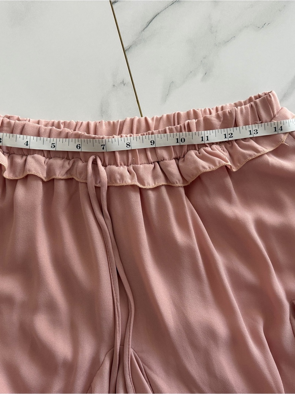 Soft‎ Blush Ruffle Mini Skirt - Picture 4 of 7